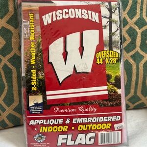 NWT- University of Wisconsin Flag